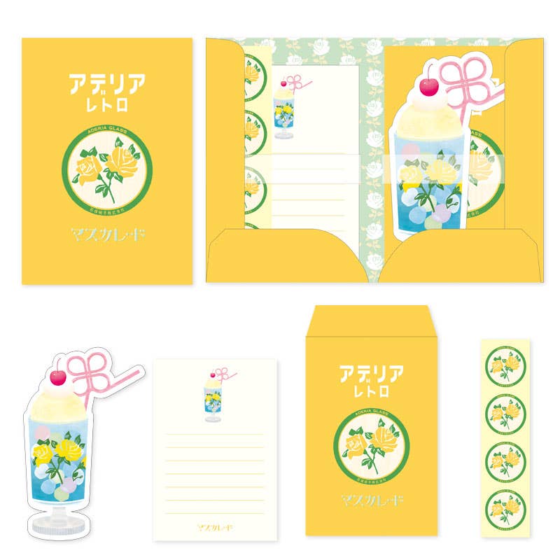 [Aderia Retro] Mini Letter Set - Masquerade