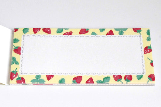 [Wa-life] YOKOPPITSU Japanese Paper Letter Book - Strawberry
