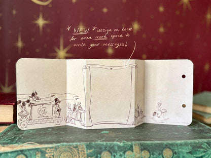 Vintage Circus Celebration Fold out Greeting Card for all occasions