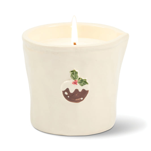 Paddywax Bistro Christmas Pudding Ceramic Candle