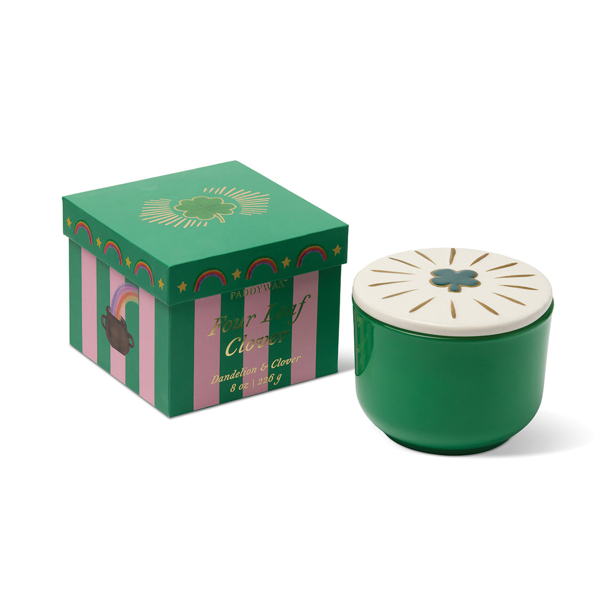 Paddywax Charmed 4 Leaf Clover Candle