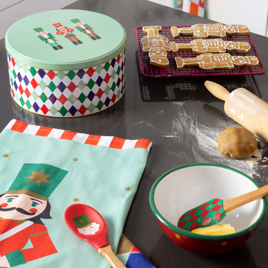 Nutcracker Tea Towels 2PK