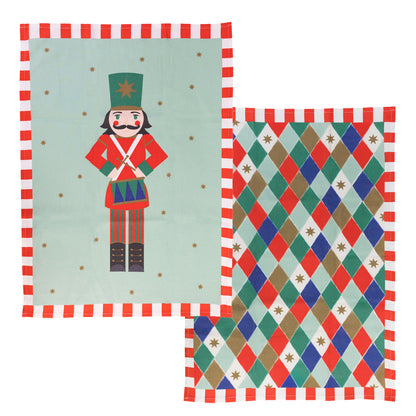 Nutcracker Tea Towels 2PK