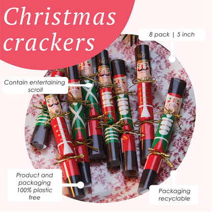 Nutcracker mini crackers 8pk
