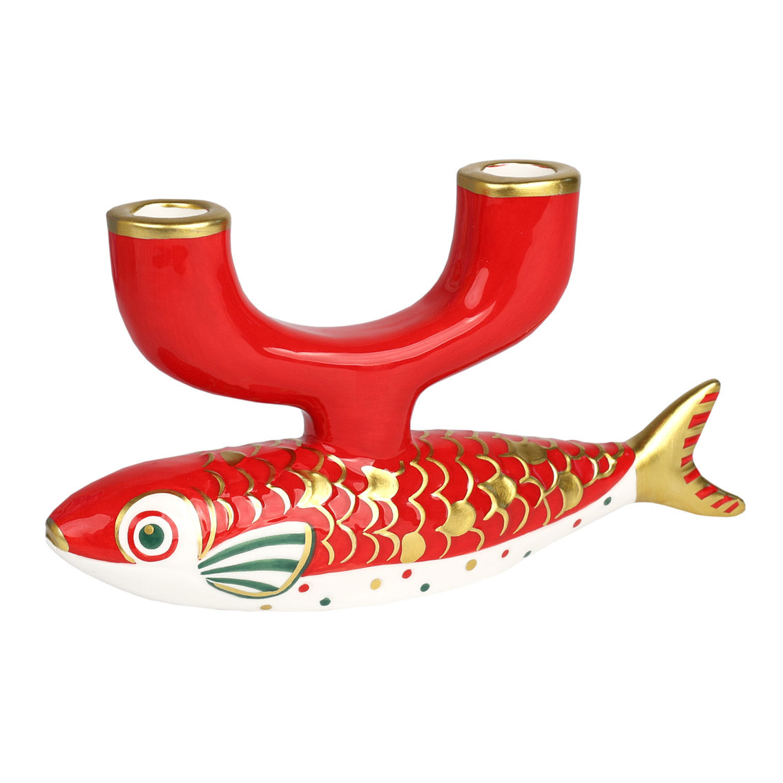 Ceramic Koi Candle Holder