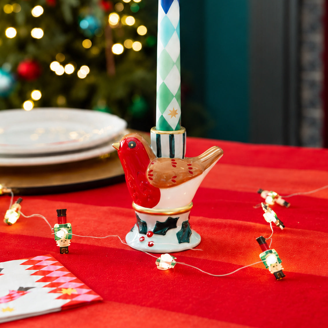 Robin Ceramic Candle Holder