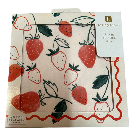 Strawberry crush napkins