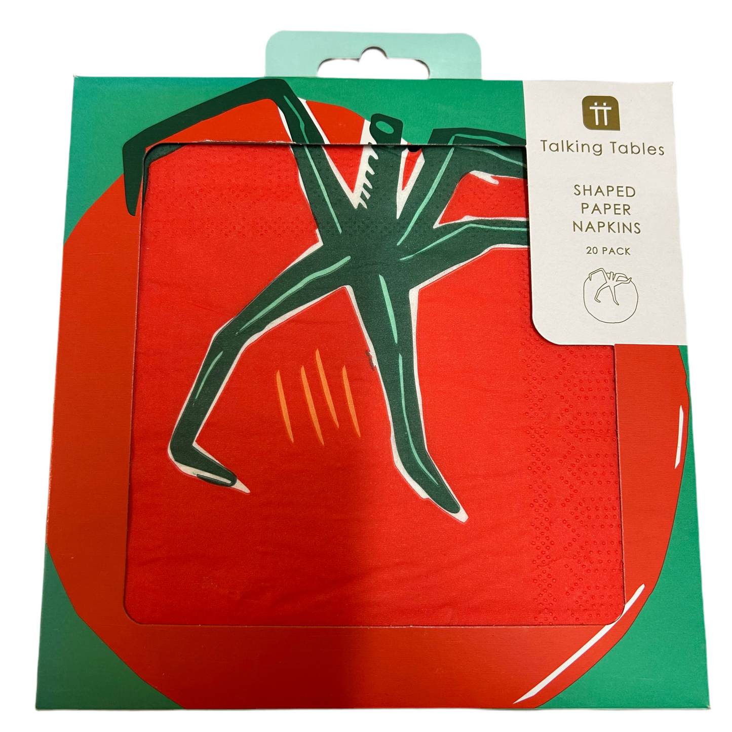 Shaped tomato napkins