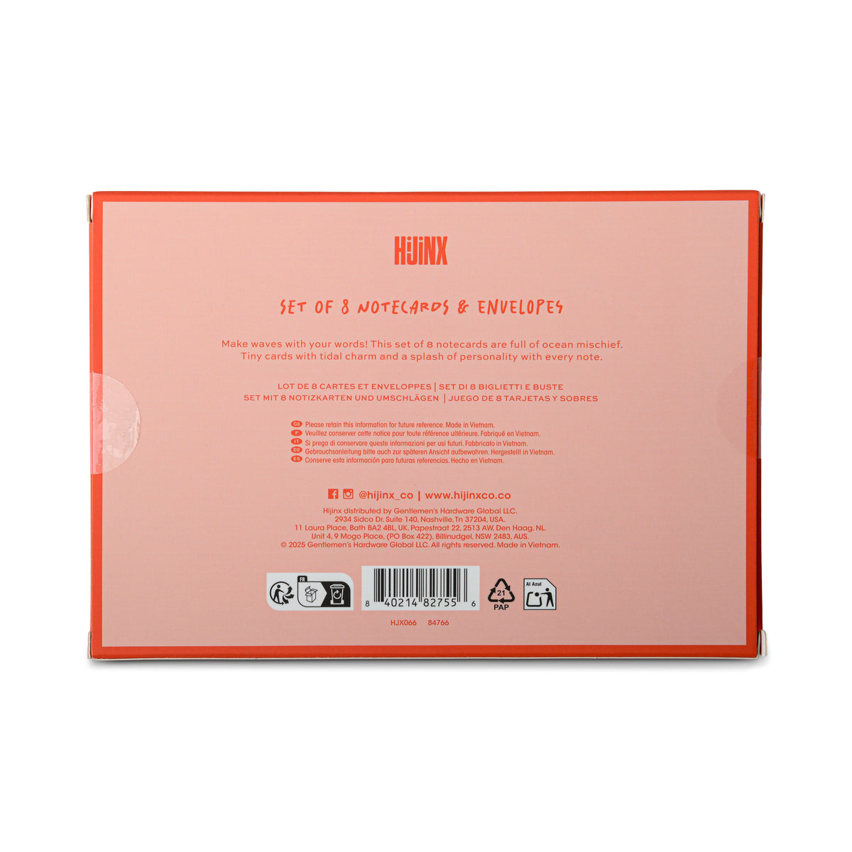 Hijinx Ocean Notecards (set of 8)