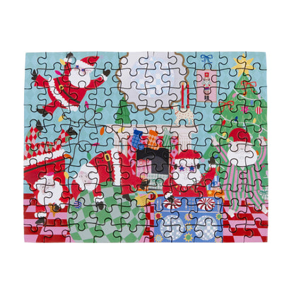 Fun Guy Santa Puzzle Sleigh