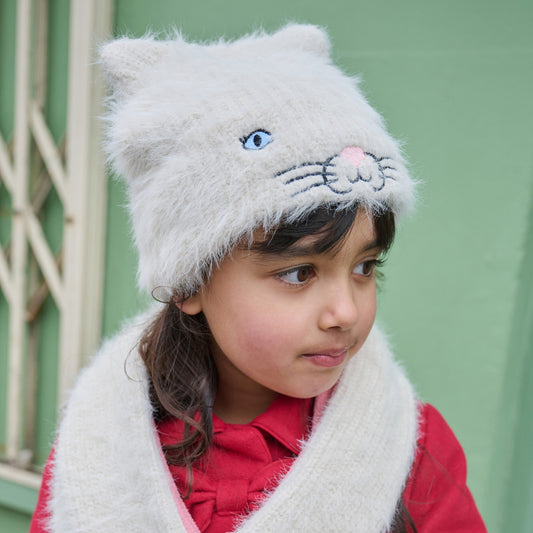 Cute Kitten Fluffy Hat