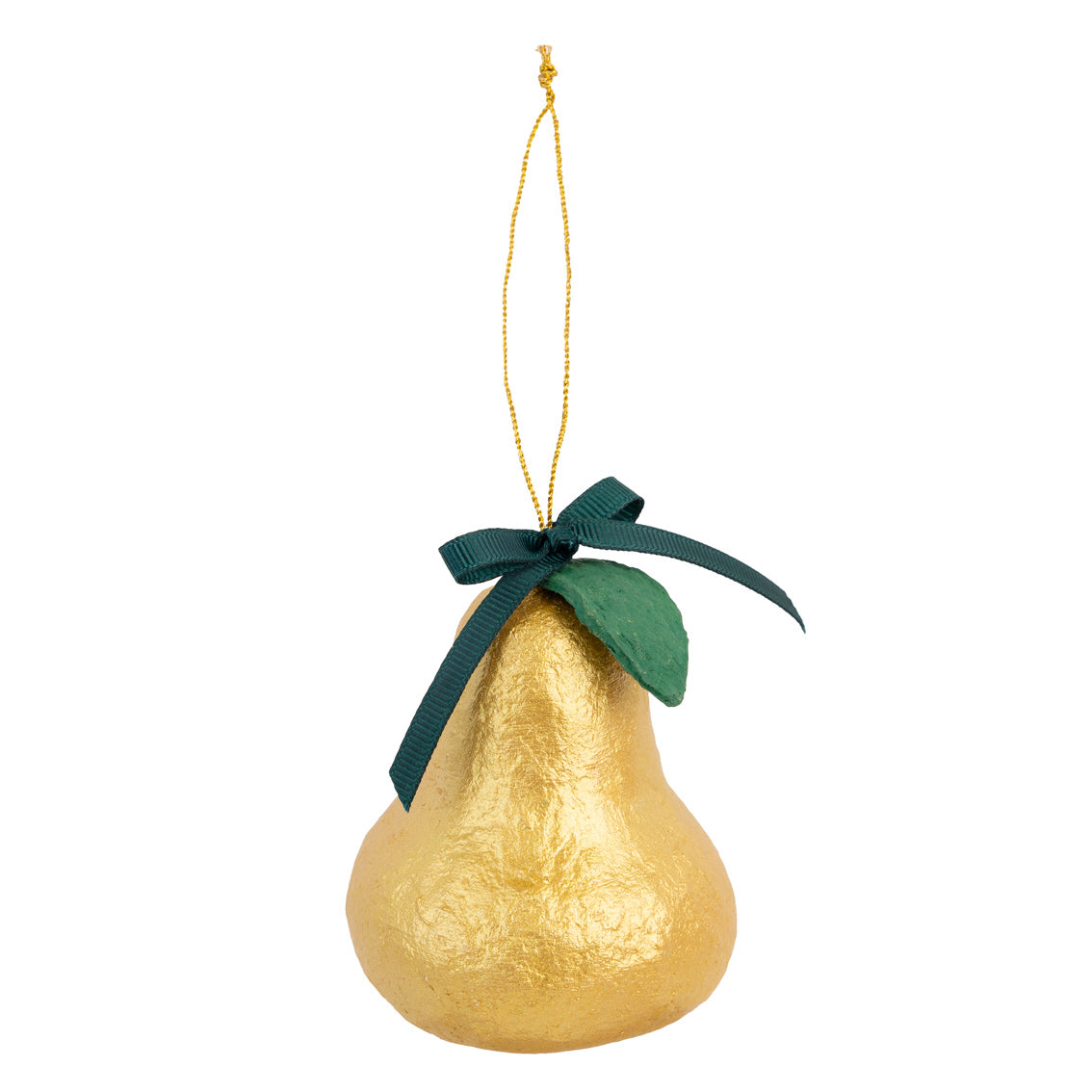 Fragments of Fashion Handmade Gold Pear Decoration