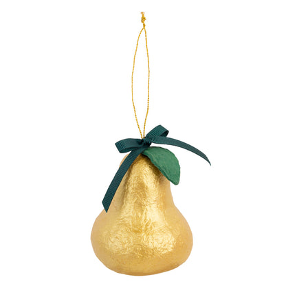 Fragments of Fashion Handmade Gold Pear Decoration