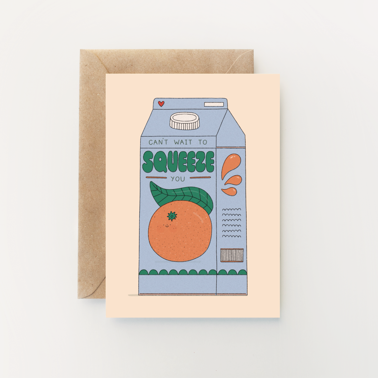 Can't Wait To Squeeze You Greetings Card