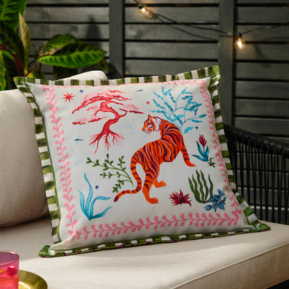 Tiger Dream Outdoor Cushion Multicolour