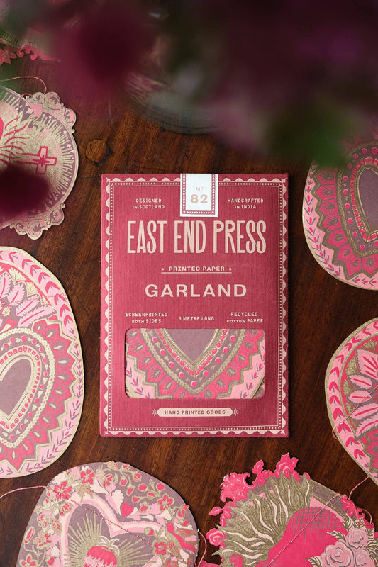 Saint Valentine Sewn Garland