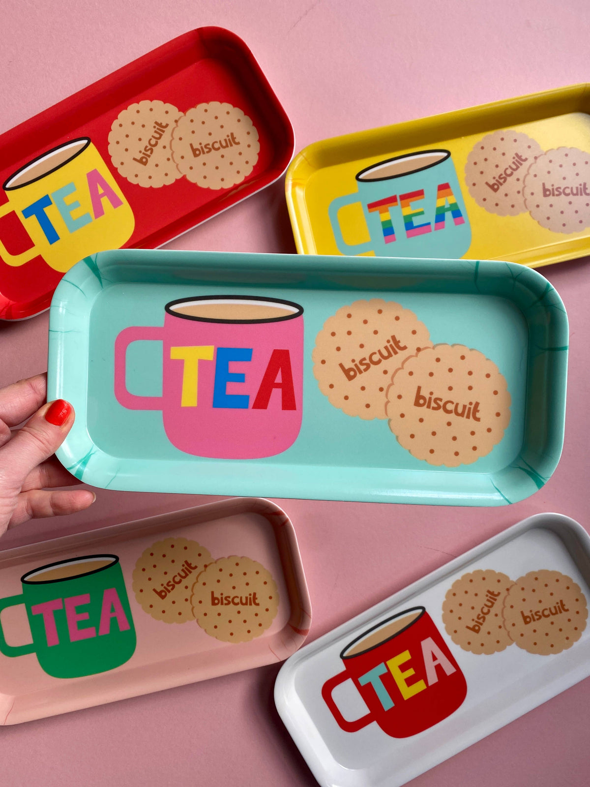 Tea and Biscuits Melamine Tray