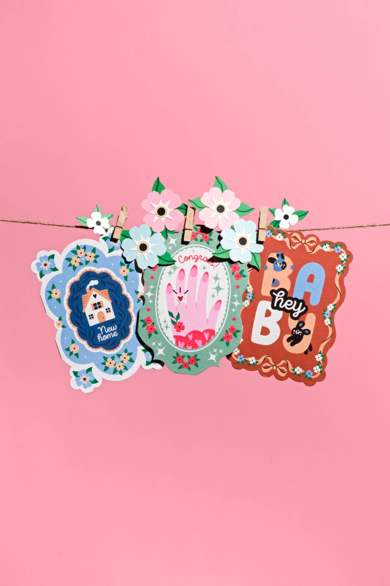 Congrats Ring Engagement Card | Unique Shaped Greeting Card
