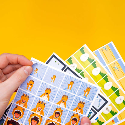 Dynamic Dinosaurs Flip Book Animation Kit