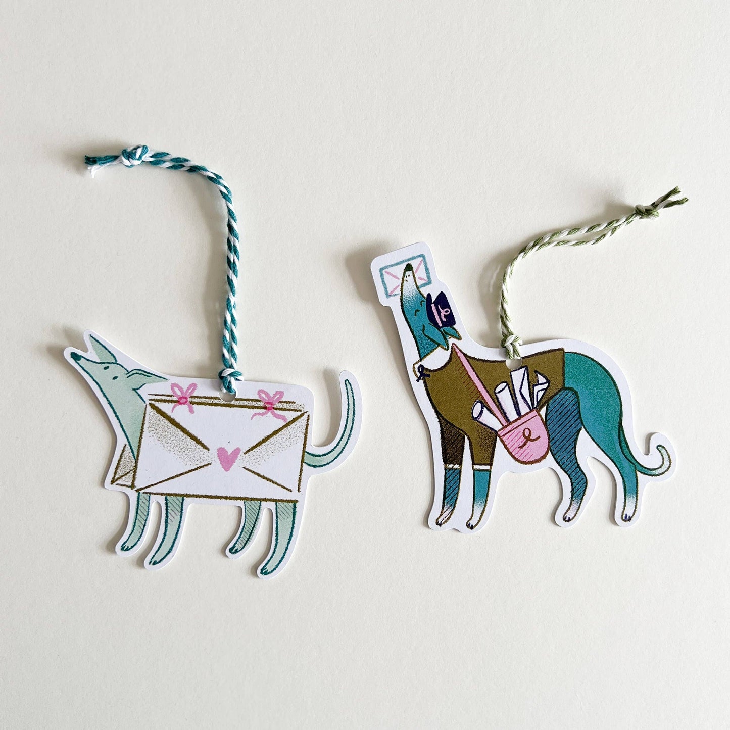 Snoot Mail, Recycled Gift Tags