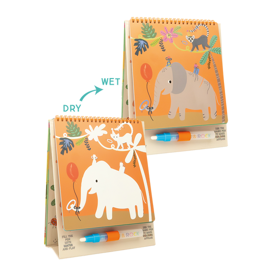 Magic Color Changing Watercard Easel and Pen - Jungle
