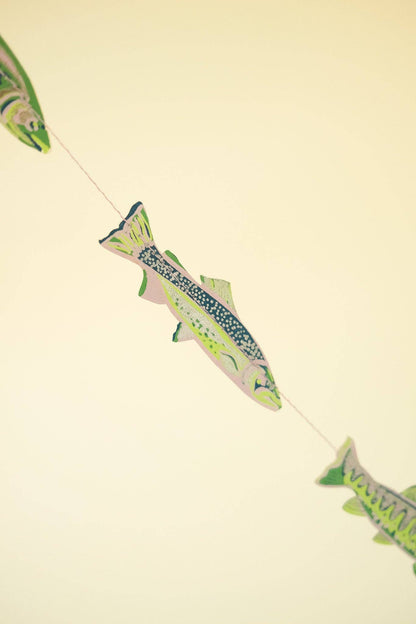 Tasty Anchovies Sewn Garland