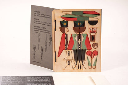 3D Puzzle Wooden greeting Card Nutcracker – Tradition Reimagined