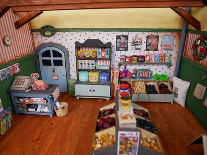 Kids DIY Dollhouse Furniture Kit - Shop (Scale 1:12)