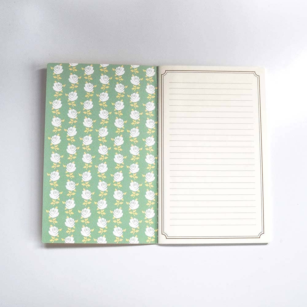 [Aderia Retro] A5 Notebook Lined - Wildflowers