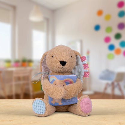 Snuggables Medium Plush Rabbit with Cloth Book