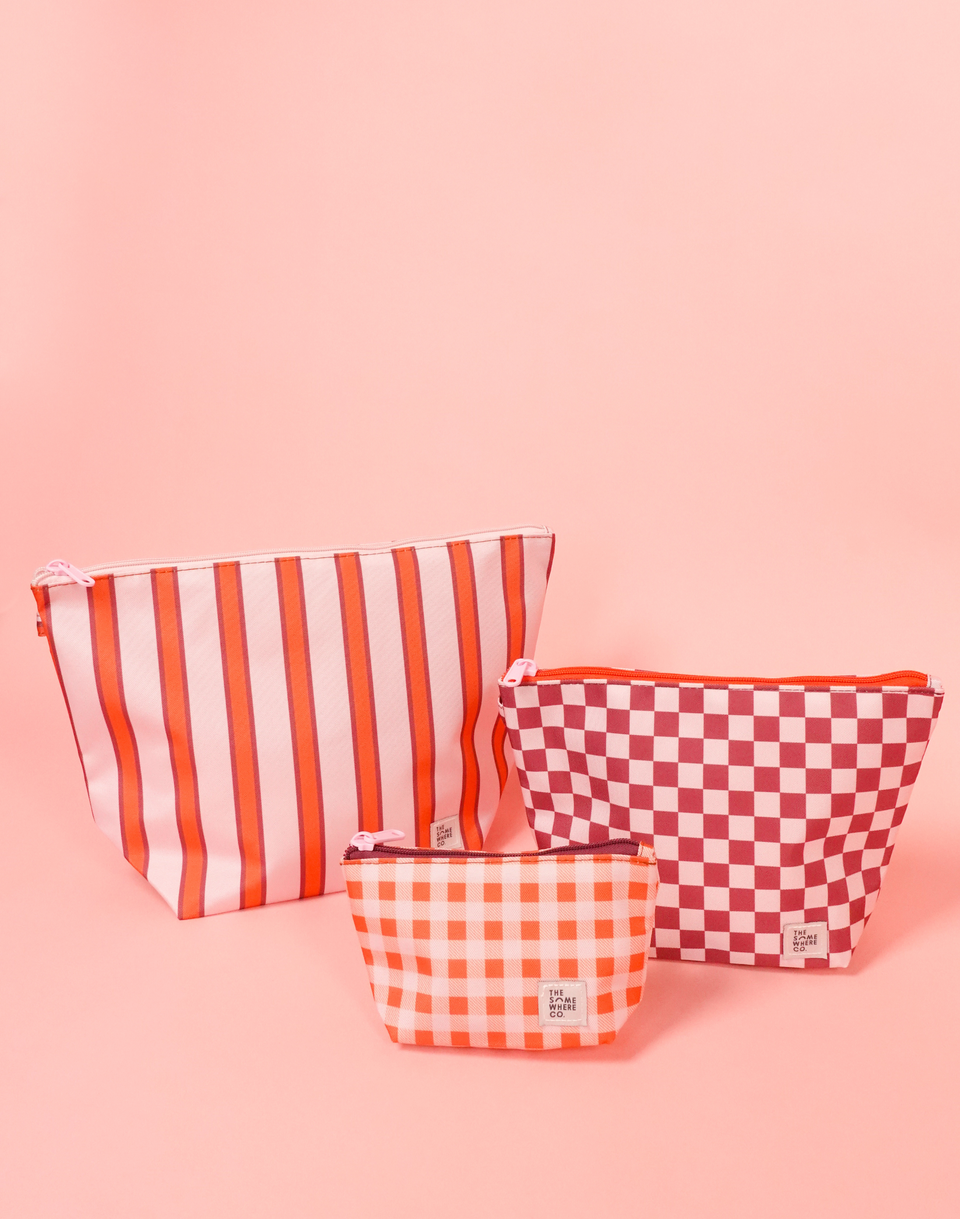 Iced Vovo Blossom Blueberry Handy Pouches - Set of 3