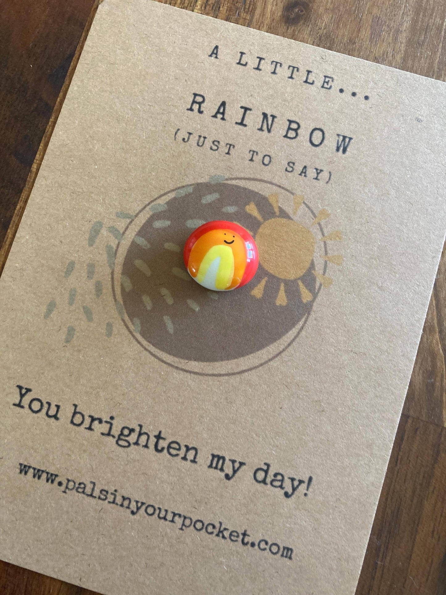 Just To Say… Rainbow. Pocket Keepsake.