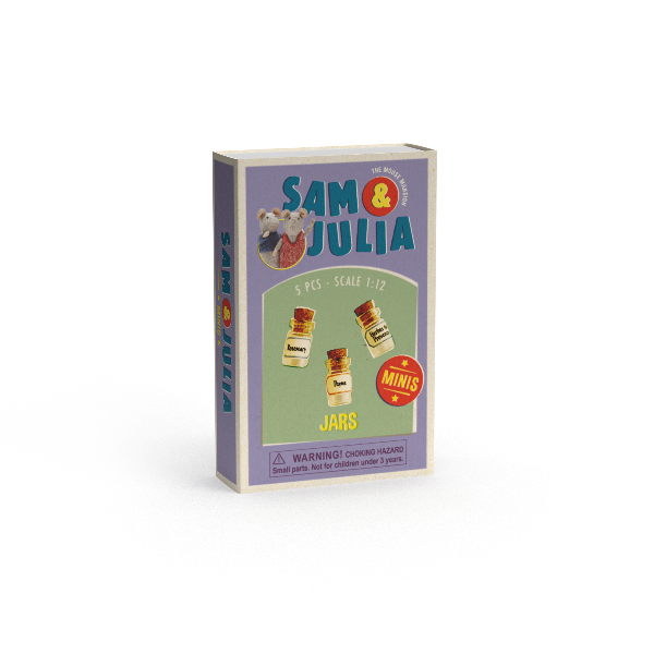 Kids DIY Dollhouse Miniatures - Jars (Scale 1:12)