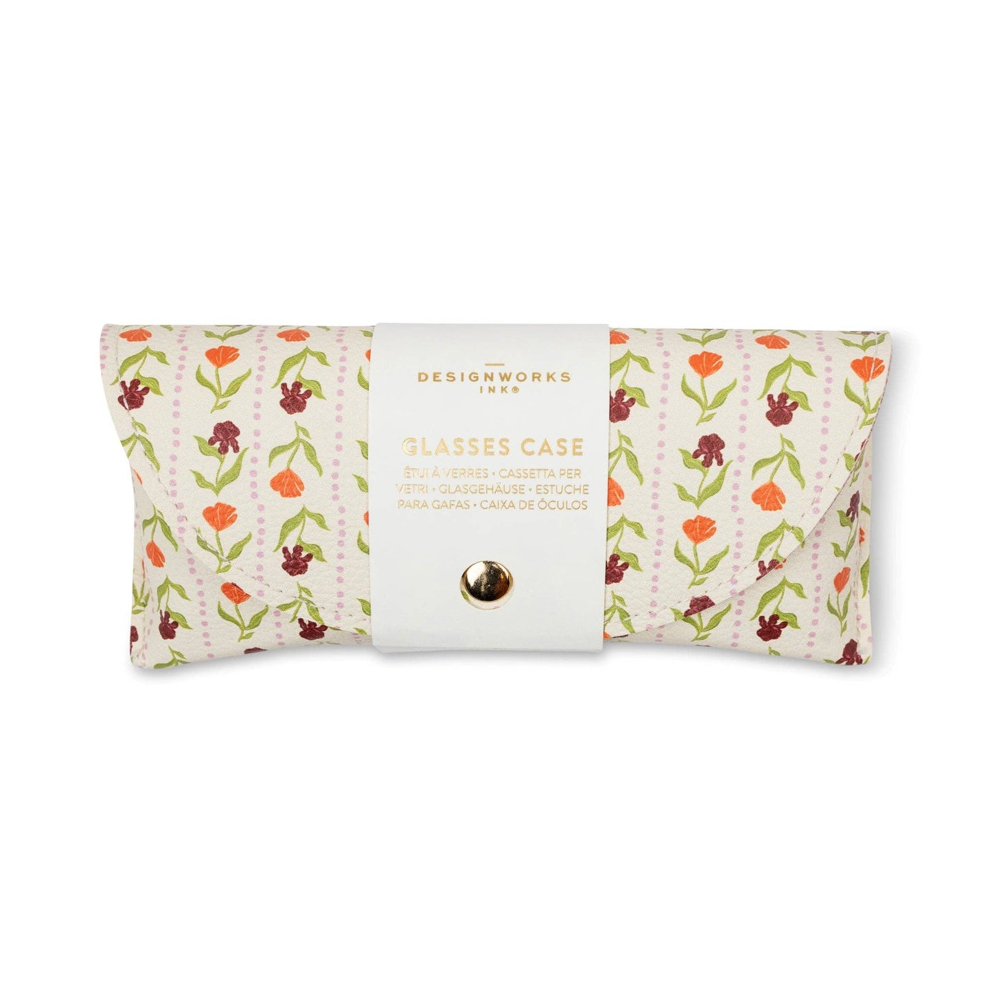 Designworks Ink Printed Glasses Case - Floral