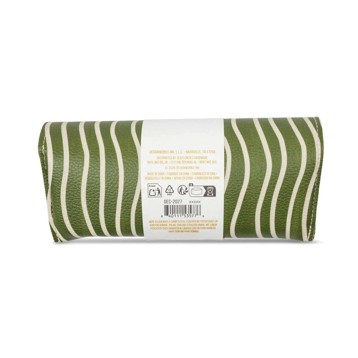 Designworks Ink Printed Glasses Case - Wavy Stripe