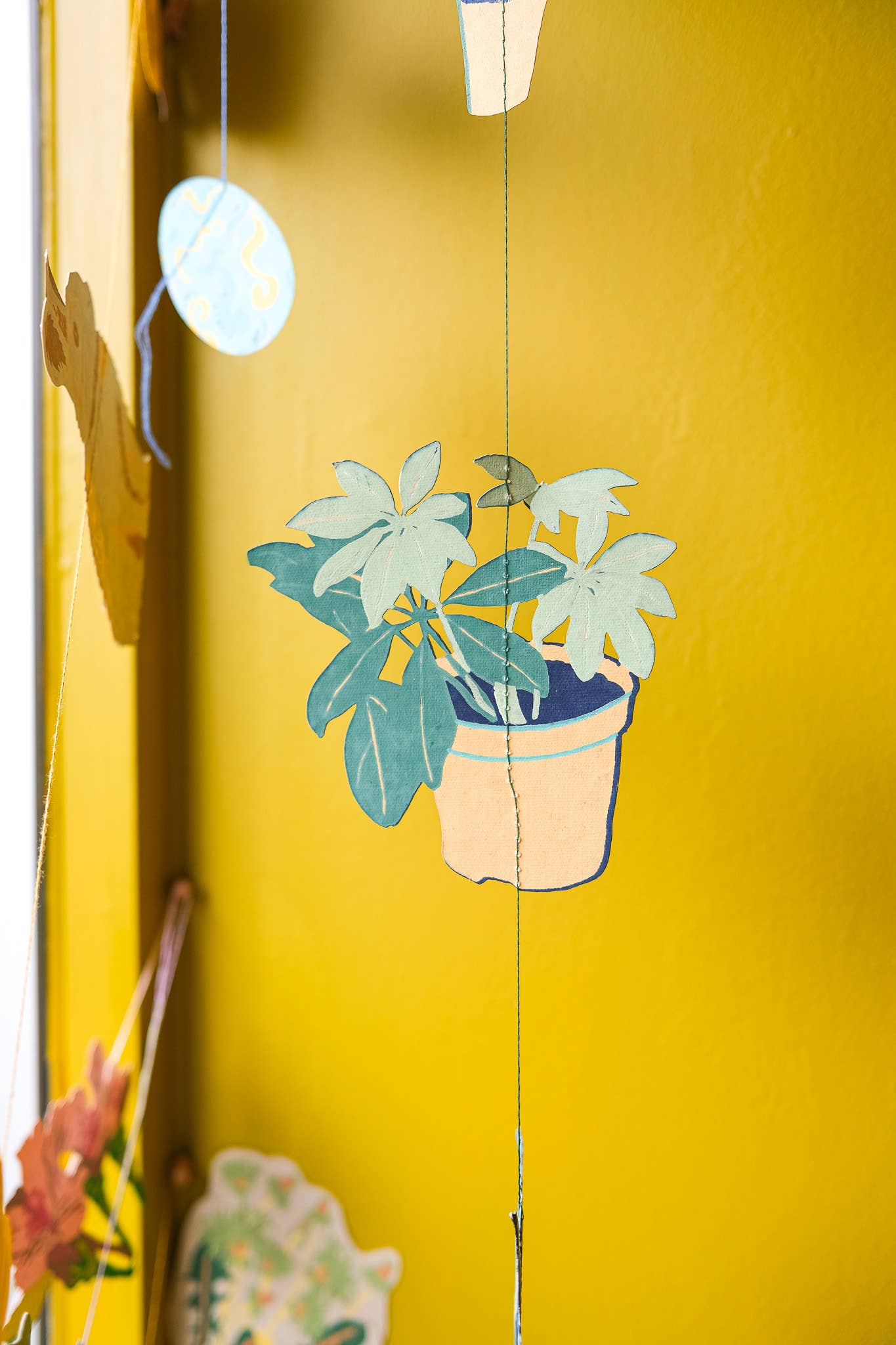 Houseplants Vertical Wall Hanging