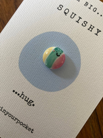 Squishy hug. Pocket hug. Easter gift.