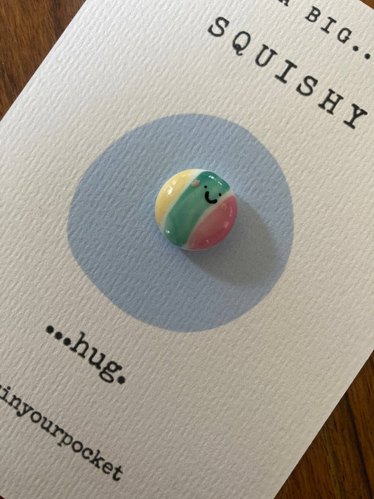 Squishy hug. Pocket hug. Easter gift.