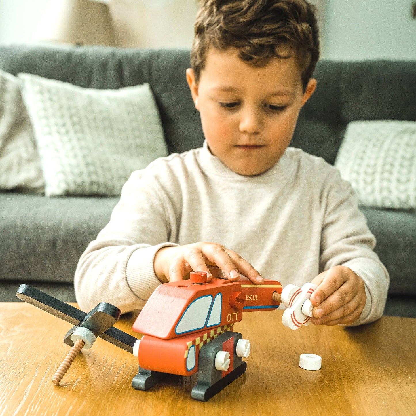 Buildable Helicopter