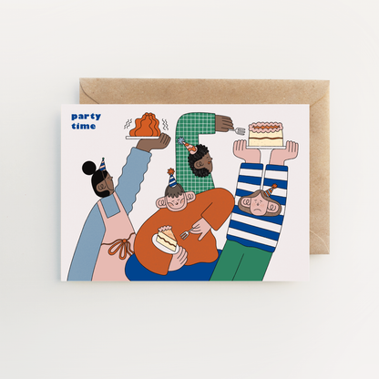 Party Time Birthday Card
