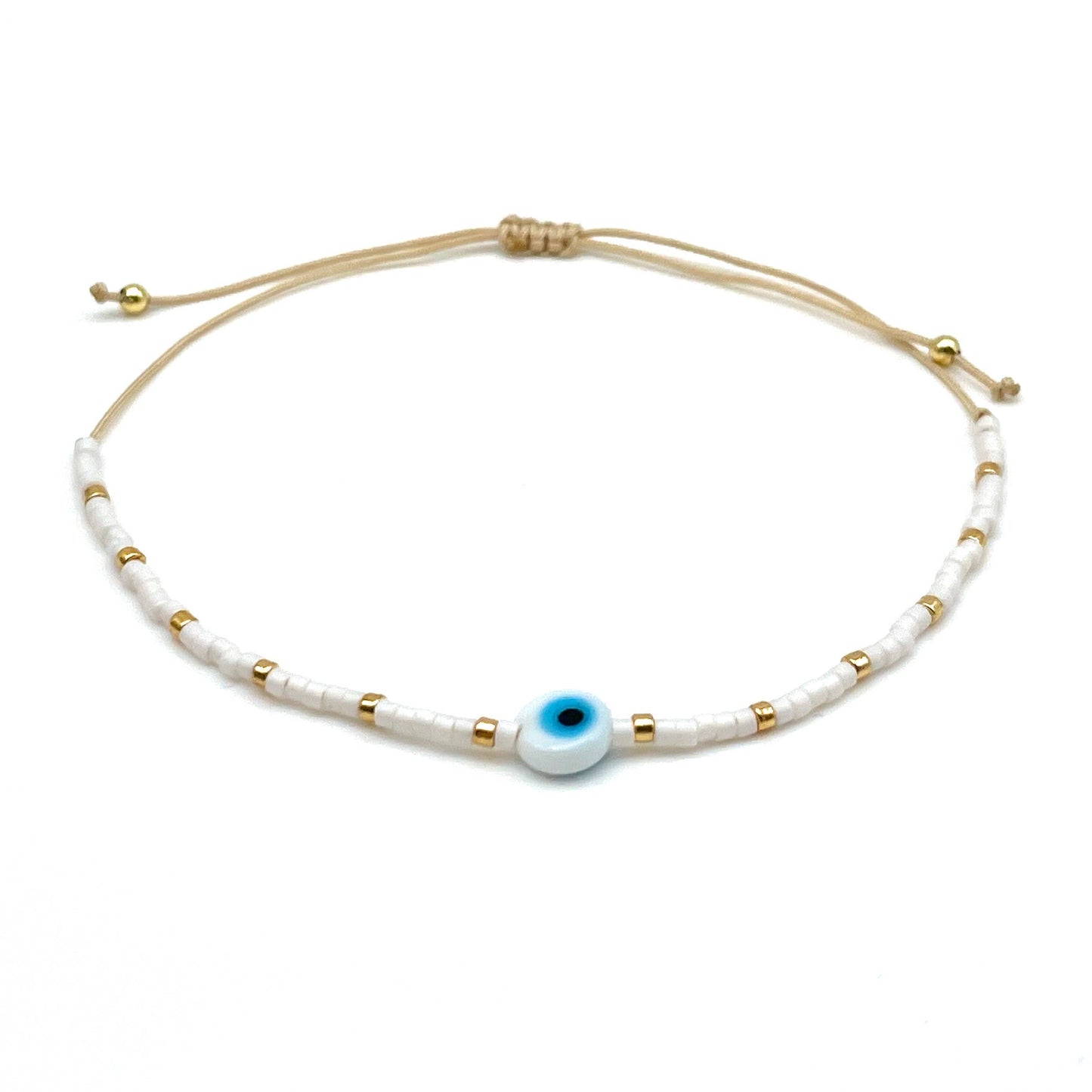NAZAR X MIYUKI, bracelet Japanese glass beads lucky charm