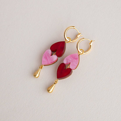 Queen of Hearts Drop Earrings