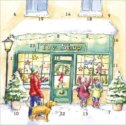 Toy Shop Advent Card