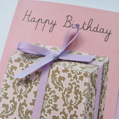 'Groovy Present'  -  Birthday card