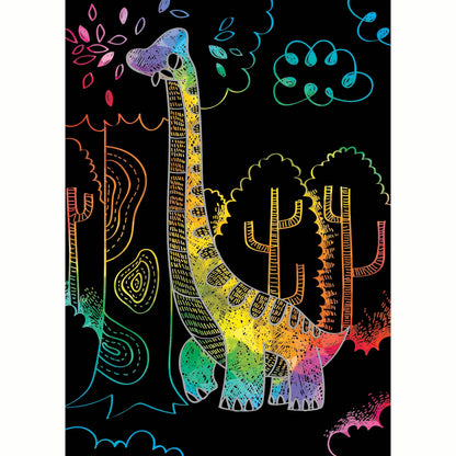 Mini Scratch Book Dinosaurs