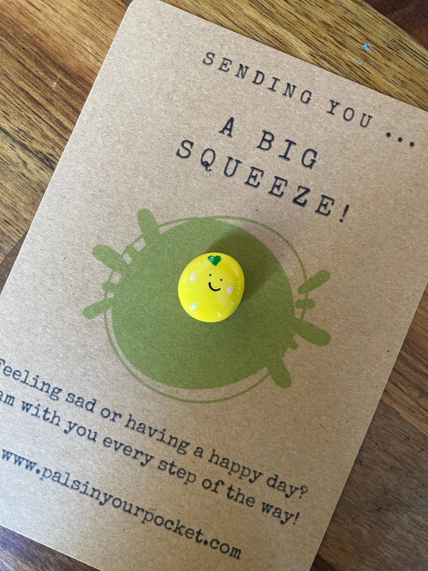 Long Distance Lemon Pebble Hug & Care Box