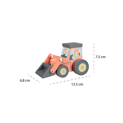 Farmyard Wooden Loader Tractor