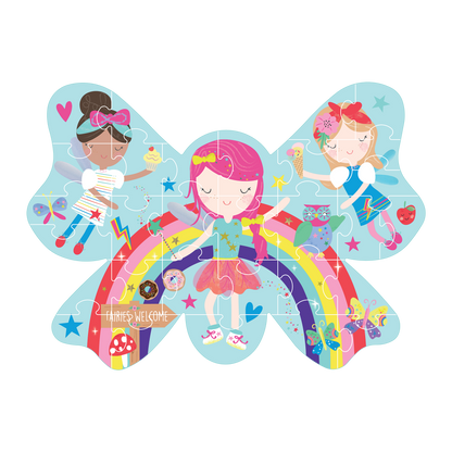 Rainbow Fairy 30pc Shaped Puzzle
