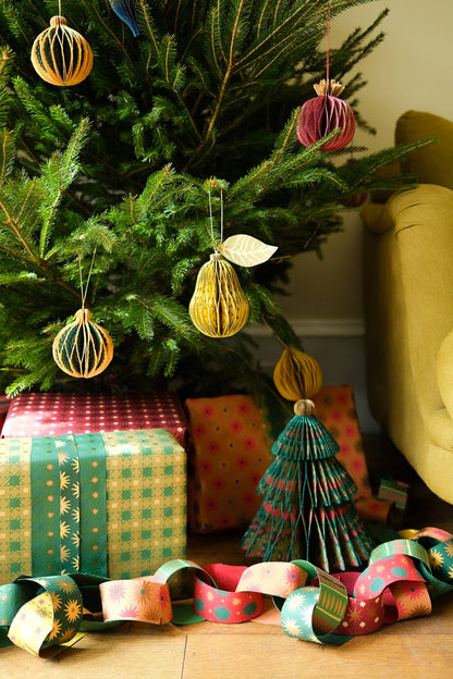 Pear Honeycomb Ornament