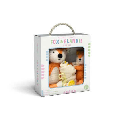 Sensory Snuggables My First Sensory Fox and Blankie Gift Set